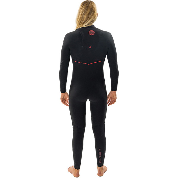 2025 Rip Curl Womens Flashbomb Fusion 5/3mm Zip Free Wetsuit 15HWFS - Black